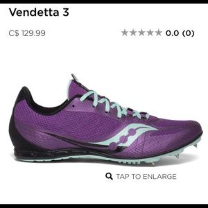 Saucony vendetta 3 ladies track spike sneaker 5
